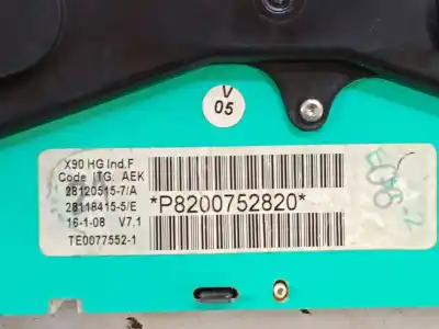 Second-hand car spare part dashboard for dacia logan mcv (ks_) 1.5 dci (ks0w) oem iam references 8200752820  