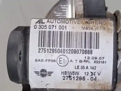 Автозапчасти б/у правая противотуманная фара за mini mini (r56) cooper ссылки oem iam 275129504 0305071001 