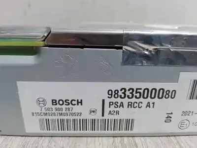 Автозапчастина б/у аудіо система / радіо cd для opel corsa f 1.2 (68) посилання на oem iam 9833500080  