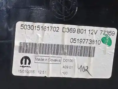 Автозапчастина б/у панель інструментів для fiat doblo cargo (263_) 1.3 d multijet посилання на oem iam 503015161702   Автозапчастина б/у панель інструментів для fiat doblo cargo (263_) 1.3 d multijet посилання на oem iam 503015161702