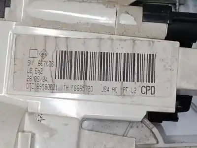 Second-hand car spare part heating / air conditioning control panel for renault scénic ii (jm0/1_) 1.5 dci (jm02, jm13) oem iam references 69580001       666572q   Second-hand car spare part heating / air conditioning control panel for renault scénic ii (jm0/1_) 1.5 dci (jm02, jm13) oem iam references 69580001       666572q