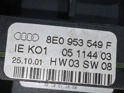 Автозапчастина б/у управління світлом для audi a4 b6 avant (8e5) 2.0 посилання на oem iam 8e0953549  