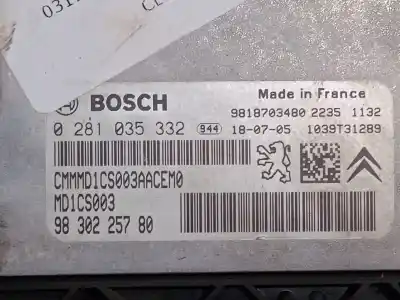 Автозапчастина б/у ебу контролер двигуна для citroen c4 spacetourer (3d_) 1.5 bluehdi 130 посилання на oem iam 9830225700      9818703480  