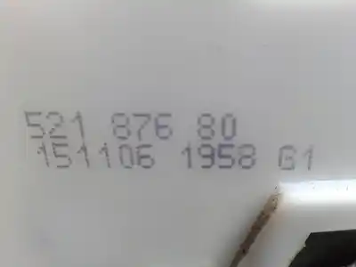 Автозапчастина б/у замок передніх дверей лівий для citroen c2 (jm_) 1.4 hdi посилання на oem iam 52187680  