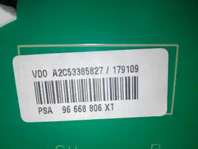 Peça sobressalente para automóvel em segunda mão quadrante por citroen c3 ii (sc_) 1.4 hdi 70 (sc8hzc, sc8hr0, sc8hp4) referências oem iam 96668806  