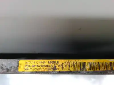 Автозапчастина б/у конденсат/радіатор кондиционера для citroen c4 spacetourer (3d_) 1.5 bluehdi 130 посилання на oem iam 9816746580b  