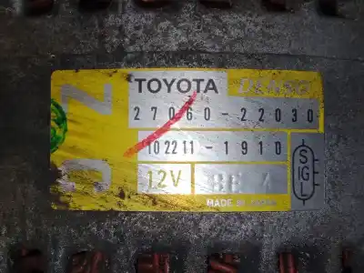 Peça sobressalente para automóvel em segunda mão alternador por toyota corolla (_e12_) 1.6 vvt-i (zze121_) referências oem iam 27060-22030  