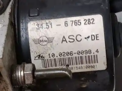 Pezzo di ricambio per auto di seconda mano abs per mini mini (r50, r53) cooper riferimenti oem iam 34516765282 10020600984 