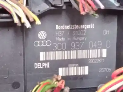 Second-hand car spare part bsi control unit for seat leon (1p1) 1.6 oem iam references 3c0937049d  