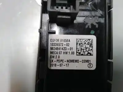 Автозапчастина б/у передні вікний вмикач для citroen c4 spacetourer (3d_) 1.5 bluehdi 130 посилання на oem iam 96788281zd 98248414zd  