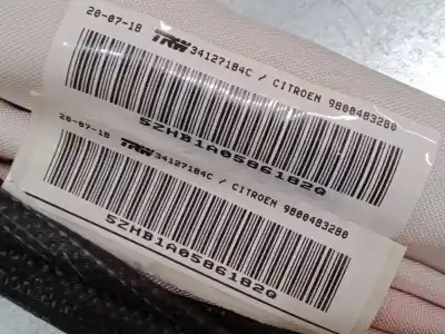 Автозапчастина б/у передня ліва подушка безопасности для citroen c4 spacetourer (3d_) 1.5 bluehdi 130 посилання на oem iam 9800483280  