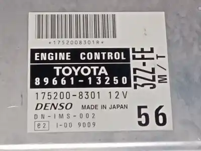 Second-hand car spare part ecu engine control for toyota corolla (_e12_) 1.6 vvt-i (zze121_) oem iam references 8966113250 1752008301 