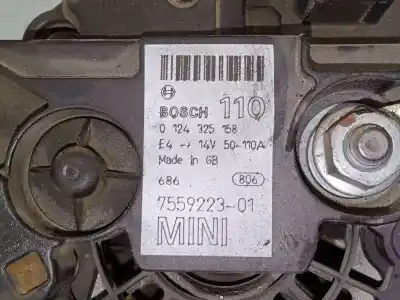 Автозапчастина б/у генератор для mini mini (r50, r53) cooper посилання на oem iam 0124325158 755922301 