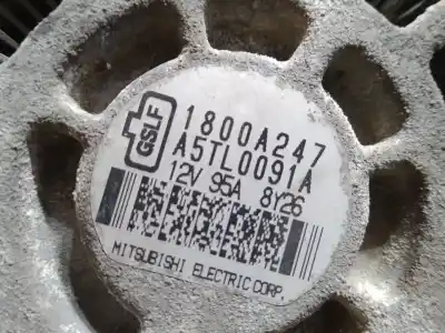 Second-hand car spare part alternator for mitsubishi colt vi (z3_a, z2_a) 1.3 (z21a) oem iam references 1800a247 a5tl0091a 