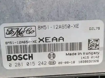 Автозапчастина б/у ебу контролер двигуна для ford focus ii (da_, hcp, dp) 1.6 tdci посилання на oem iam 8m5112a650xe 0281015242 
