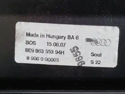 Автозапчастина б/у задній лоток для audi a4 b7 avant (8ed) 2.0 tdi посилання на oem iam 8e986355394h  