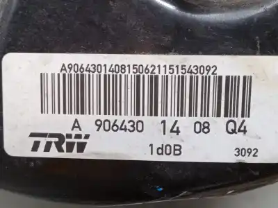 Автозапчастина б/у гальмівний серво для mercedes-benz sprinter 3,5-t furgón (b906) 310 cdi (906.631, 906.633, 906.635, 906.637) посилання на oem iam a9064301408  
