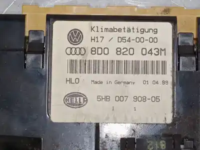 Автозапчасти б/у климат-контроль за audi a4 b5 (8d2) 1.8 ссылки oem iam 8d0820043m  