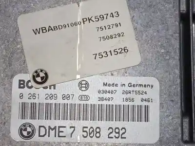 Second-hand car spare part ecu engine control for bmw 3 (e46) 316 i oem iam references 0261209007  
