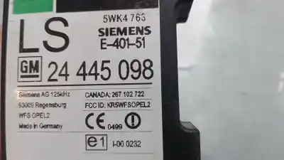 Автозапчасти б/у антенна за opel corsa c (x01) 1.2 (f08, f68) ссылки oem iam 24445098  
