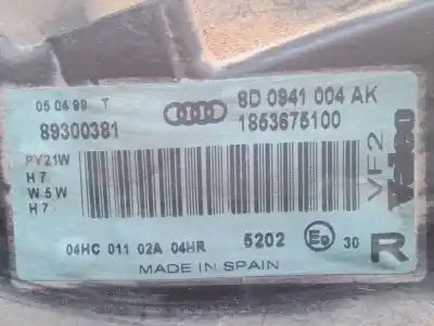 Pezzo di ricambio per auto di seconda mano faro anteriore destro per audi a4 b5 (8d2) 1.8 riferimenti oem iam 8d0941004ak  