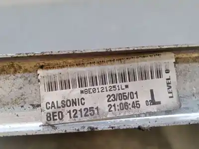 Pezzo di ricambio per auto di seconda mano radiatore d acqua per audi a4 b6 (8e2) 2.0 riferimenti oem iam 8e0121251l  