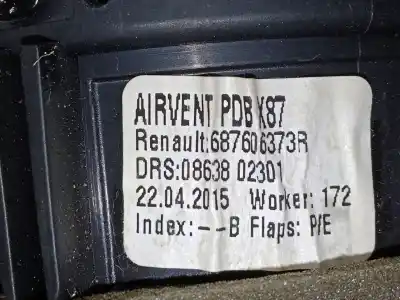 Автозапчасти б/у аэратор за renault captur i (j5_, h5_) 1.5 dci 90 ссылки oem iam   
