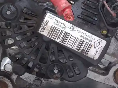 Second-hand car spare part alternator for renault modus / grand modus (f/jp0_) 1.2 16v (jp0w) oem iam references 8200654541a tg9b042 