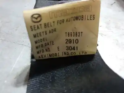 Peça sobressalente para automóvel em segunda mão cinto de segurança dianteiro direito por mazda 2 (de_, dh_) 1.4 mzr-cd referências oem iam t89383t  