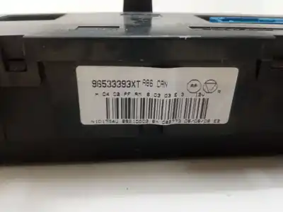 Peça sobressalente para automóvel em segunda mão comando de sofagem (chauffage / ar condicionado) por citroen c2 (jm_) 1.4 hdi referências oem iam 96533393xt  