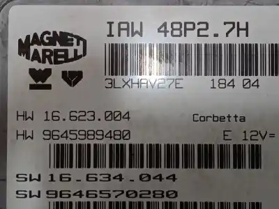 Second-hand car spare part ecu engine control for citroen c2 (jm_) 1.1 oem iam references 9645989480  