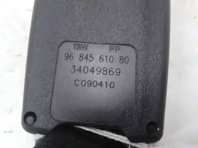 Second-hand car spare part RIGHT REAR SEAT BELT BUCKLE for CITROEN C3 II (SC_) 1.4 OEM IAM references   