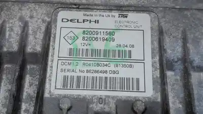 Second-hand car spare part Ecu Engine Control for NISSAN NOTE (E11, NE11) 1.5 dCi OEM IAM references 8200911560  8200619409