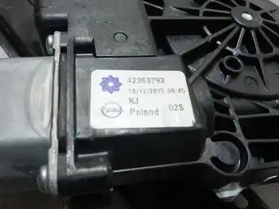 Peça sobressalente para automóvel em segunda mão elevador de vidros dianteiro direito por opel mokka / mokka x (j13) 1.6 cdti (_76) referências oem iam 42363793  