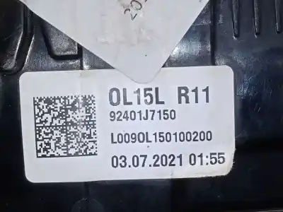 Second-hand car spare part left tailgate light for kia ceed tourer (cd) 1.6 crdi 136 oem iam references 92401j7150  