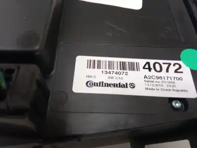 Peça sobressalente para automóvel em segunda mão comando de controlo do rádio por opel zafira tourer c (p12) 1.6 cdti (75) referências oem iam a2c96171700  