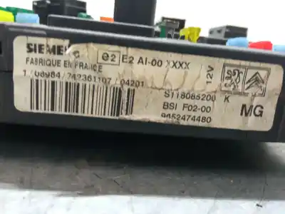 Pezzo di ricambio per auto di seconda mano centralina bsi per citroen c3 i (fc_, fn_) 1.4 i riferimenti oem iam 9652474480  s118085200k