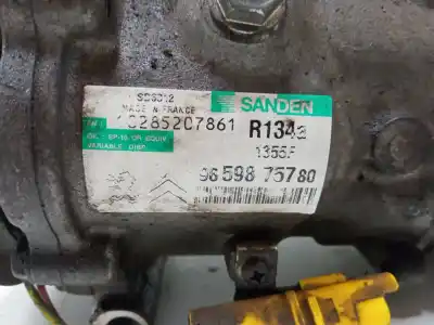 Pezzo di ricambio per auto di seconda mano compressore aria condizionata per peugeot 207/207+ (wa_, wc_) 1.4 16v riferimenti oem iam 9659875780 1355f sd6c12
