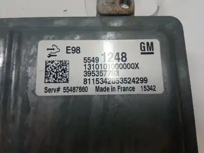 Автозапчастина б/у ебу контролер двигуна для opel zafira tourer c (p12) 1.6 cdti (75) посилання на oem iam 55491248  