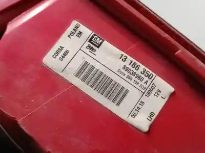 Peça sobressalente para automóvel em segunda mão farolim traseiro esquerdo por opel corsa d (s07) 1.2 (l08, l68) referências oem iam   