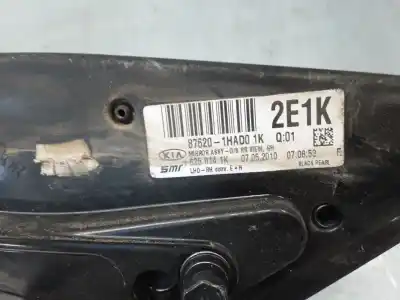 Peça sobressalente para automóvel em segunda mão espelho retrovisor direito por kia cee´d hatchback (ed) 1.6 crdi 90 referências oem iam 876201had0  