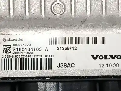 Second-hand car spare part ecu engine control for volvo v40 fastback (525) d2 oem iam references 31355712 sid807evo s180134103a