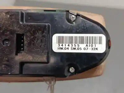 Peça sobressalente para automóvel em segunda mão botão / interruptor elevador vidro dianteiro esquerdo por bmw x3 (e83) 2.0 sd referências oem iam 3414355  