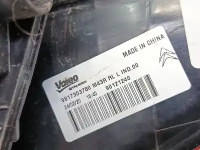 Second-hand car spare part left tailgate light for citroen c-elysee (dd_) 1.2 vti 82 oem iam references 9817303780  