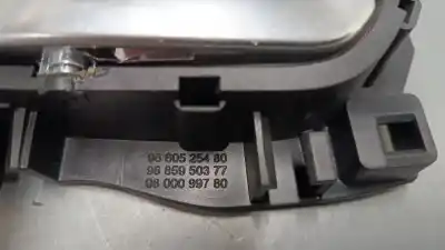 Peça sobressalente para automóvel em segunda mão puxador interior traseiro esquerdo por citroen c-elysee (dd_) 1.2 vti 82 referências oem iam 9660525480  