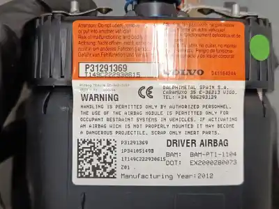 Second-hand car spare part front left air bag for volvo v40 fastback (525) d2 oem iam references p31291369  