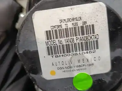 Peça sobressalente para automóvel em segunda mão cinto de segurança dianteiro direito por dodge journey 2.0 crd referências oem iam 609067700c  