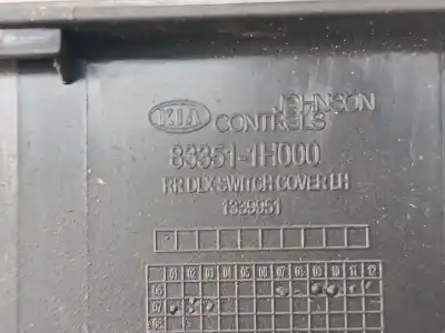 Second-hand car spare part rear left power window switch for kia cee'd fastback (ed) 1.6 crdi 115 oem iam references 833511h000  