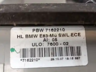 Peça sobressalente para automóvel em segunda mão farolim traseiro direito por bmw x3 (e83) 2.0 sd referências oem iam pbw7162210  