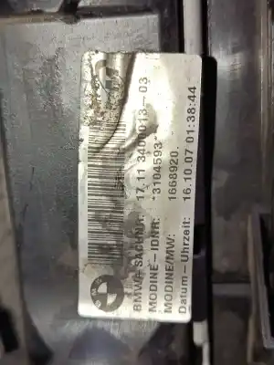 Second-hand car spare part water radiator for bmw x3 (e83) 2.0 sd oem iam references 17113400013  